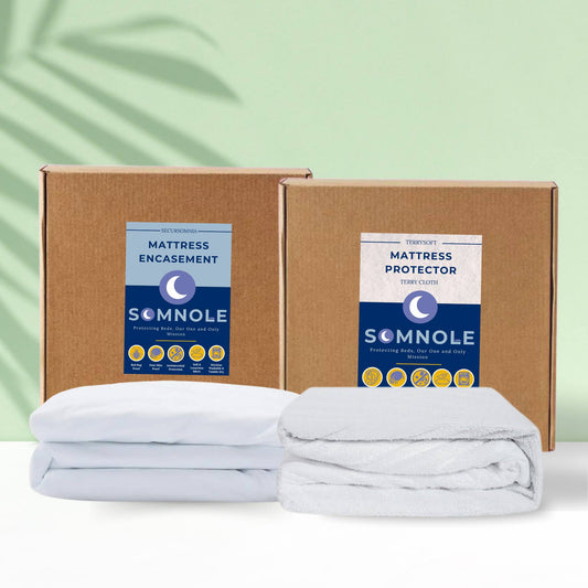 Ultimate Mattress Protection Bundle: SecurSomnia Encasement + LuxeSomnia Protector